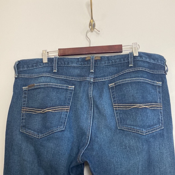 Ariat Jeans Mens 40 x 29 Blue M5 Straight Fit Leg Legacy Workwear HEMMED - Picture 4 of 14